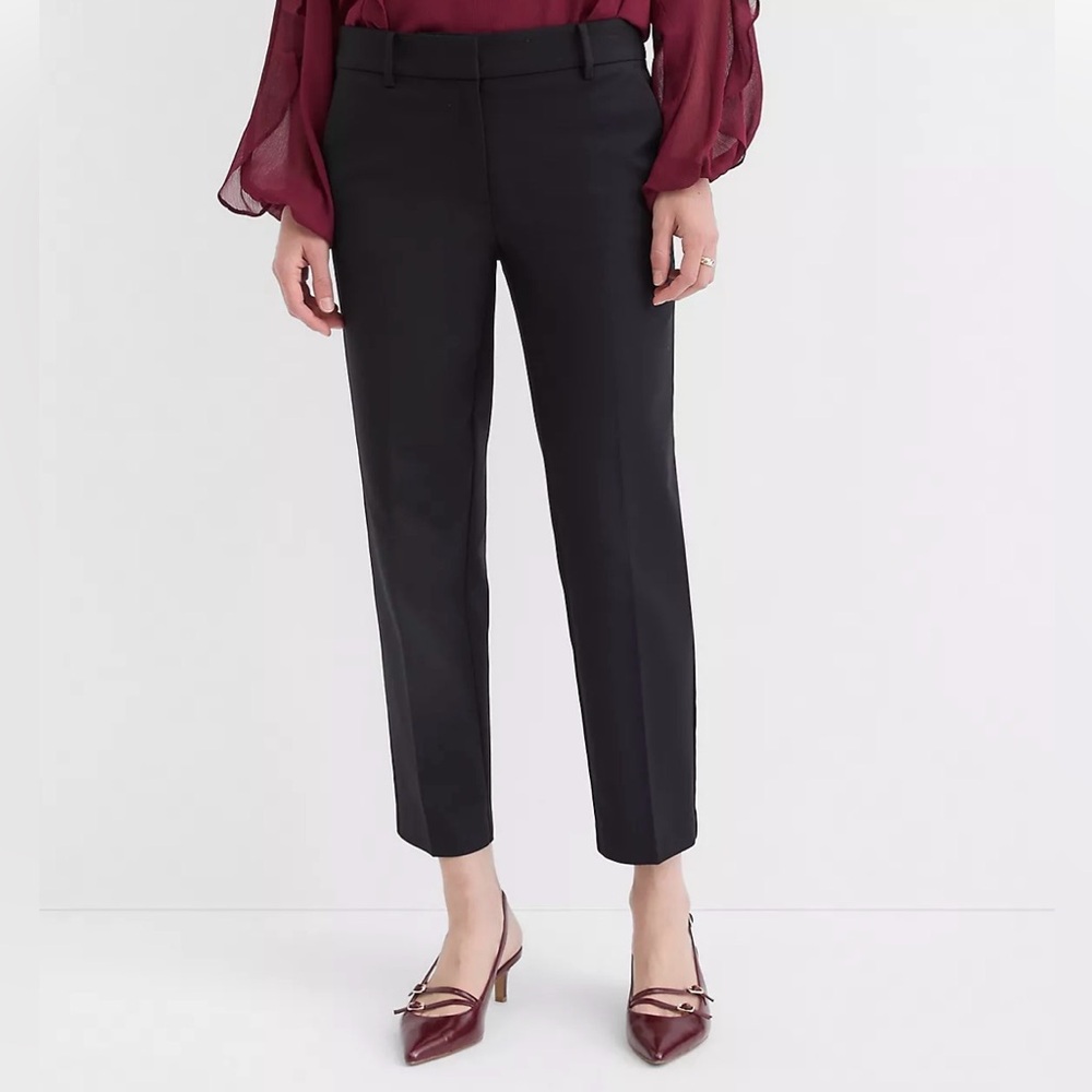 LOFT Women’s Riviera Slim Curvy Pants Size 10 Black Work Slacks